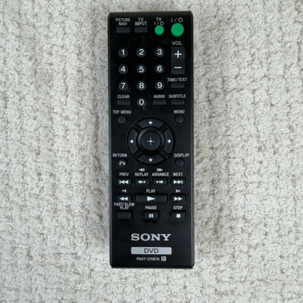 SONY RMT-D187A - OEM GENUINE DVD Player‎ Remote Control